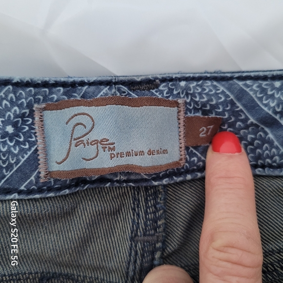 Paige Dark Wash Jeans size 27 - Picture 4 of 13